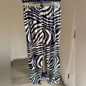 Zebra Print Ankle Pants